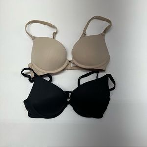 Victorias Secret Pink Women’s Bra Bundle Size 32B Wear Everywhere Push Up Bras